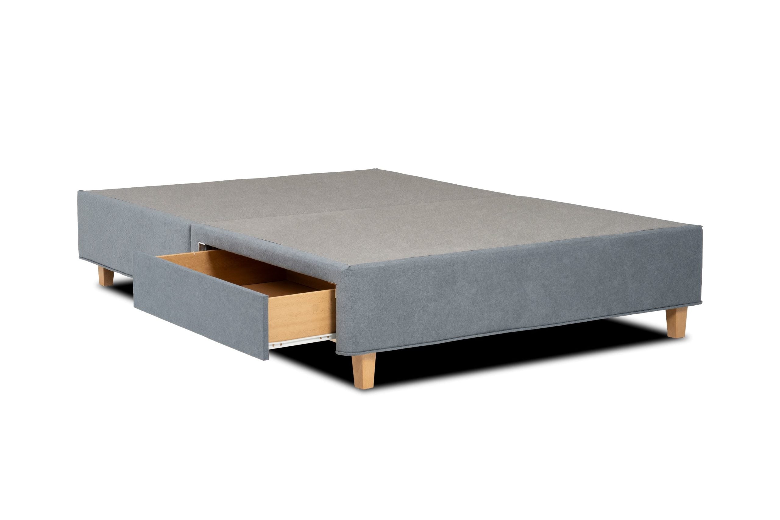 Divan base on wood legs